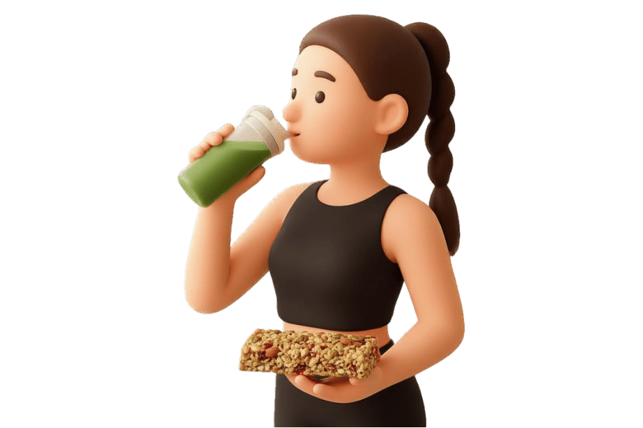 Happy Snacks contact section illustration